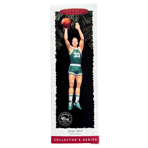 Hallmark Other - Larry Bird 33 Hallmark Keepsake Ornament Celtics Hoop Stars 1996 Vintage